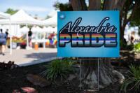 Alexandria Pride yard sign