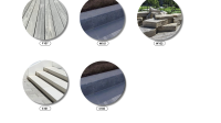 The second page of paving materials used throughout the proposed Point Lumley Park plan.