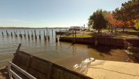 Photo of the street level view of the Waterfront from the Point Lumley Promenade towards the Old Dominion Boat Club.