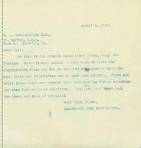 The Leadbeater Drug Corp. is writing to Lt. Glover, U.S. Constructing Quartermaster, regarding their order of smallpox vaccines. The manufacturer could initially only provide 50 units, but days later fulfilled the remaining 1450 requested.