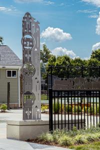 Public Art display of the public art at Colasanto park