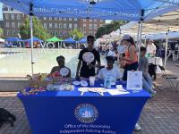 City agency table at Alexandria Pride 2026