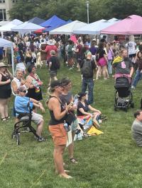Crowd at Alexandria Pride 2026