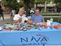 Community partner table at Alexandria Pride 2026