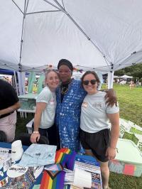 People posing for picture at Alexandria Pride 2026