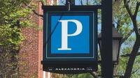 Photo of Old Town parking garage sign