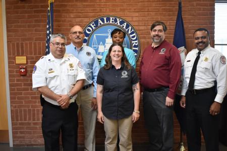 Office of Emergency Management staff members in 2020.