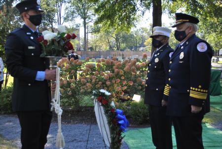 AFD first responders recognize and remember their fallen brothers and sisters at the annual Ivy Hill Wreath Laying Memorial service.