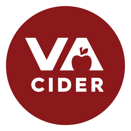 VA Cider, white on red