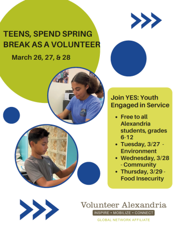 Youth Engaged in Service flyer