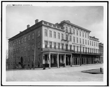 Braddock House Hotel, black and white print LOC
