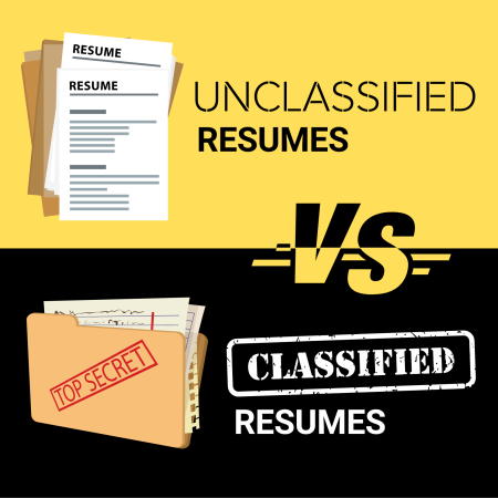 Unclassified Resumes vs Classified Resumes Article Graphic