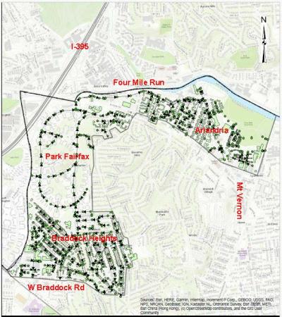 Braddock Heights map