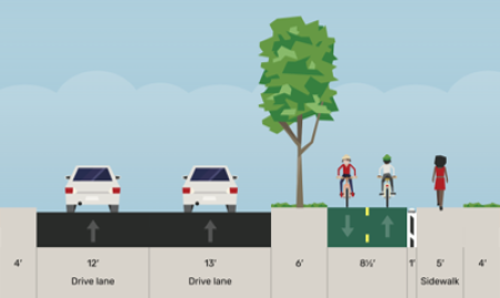 Van Dorn Street Concept 1 graphic