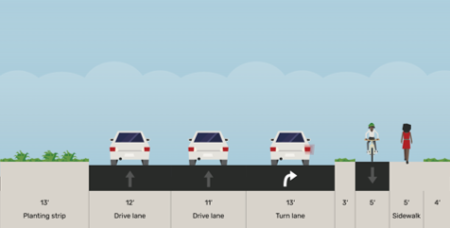 Van Dorn Street Concept 3 graphic