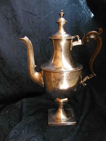 Silver coffee pot