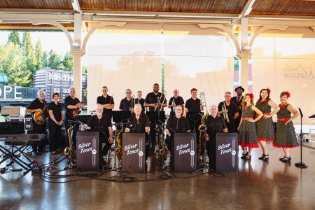band with a variety of instruments