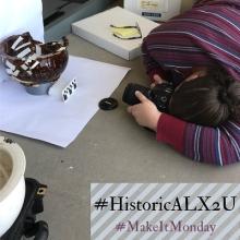 MakeItMonday Activity: Archaeologist photographing a Chamber Pot