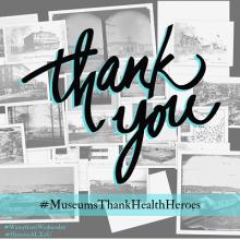 WaterfrontWednesday: "thank you" superimposed on historic photos