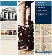 Wayfinding sign:The Athenaum