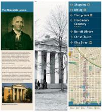 Wayfinding sign, Lyceum