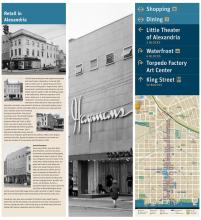 Wayfinding sign, Retail in Alexandria