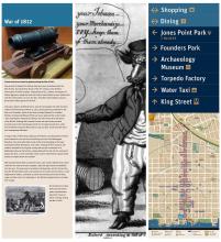 Wayfinding sign, War of 1812