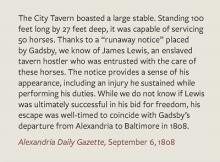 Case Signage, Runaway Ad 1808