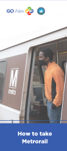 man leaving metrorail train