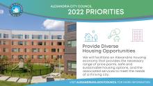 2022 Council Priorities Affordable Housing graphic