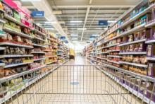 Grocery store aisle