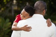 Father and son photo