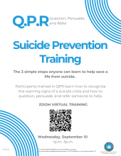 QPR Suicide Prevention Training
