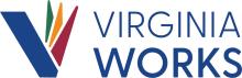 An image showing the Virginia Works colored logo.