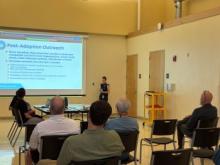 meeting to talk about leaf blower ban at rec center 