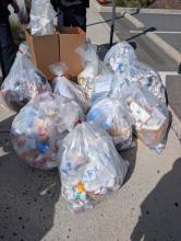 plastic bags with medicine disposals 