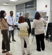 city staff interacting with residents