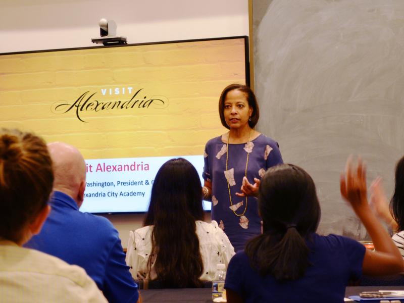 City Academy Visit Alexandria presentation photo