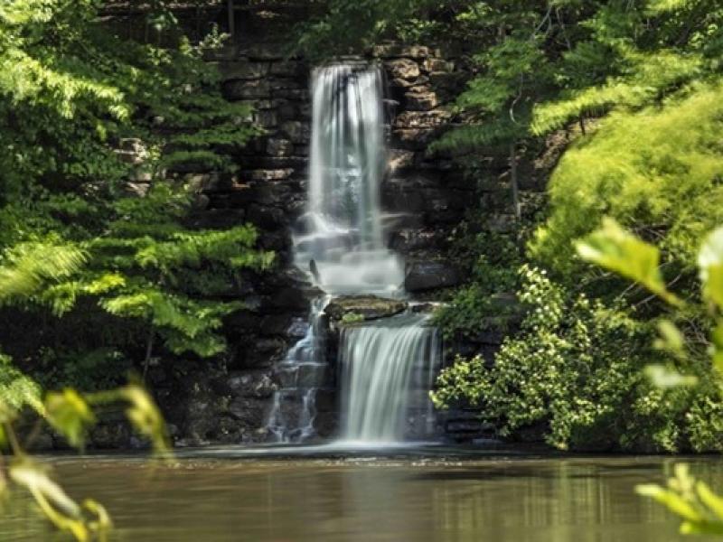 Winkler Botanical Preserve Waterfall 