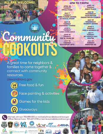 Community Cookouts Flyer Thumbnai